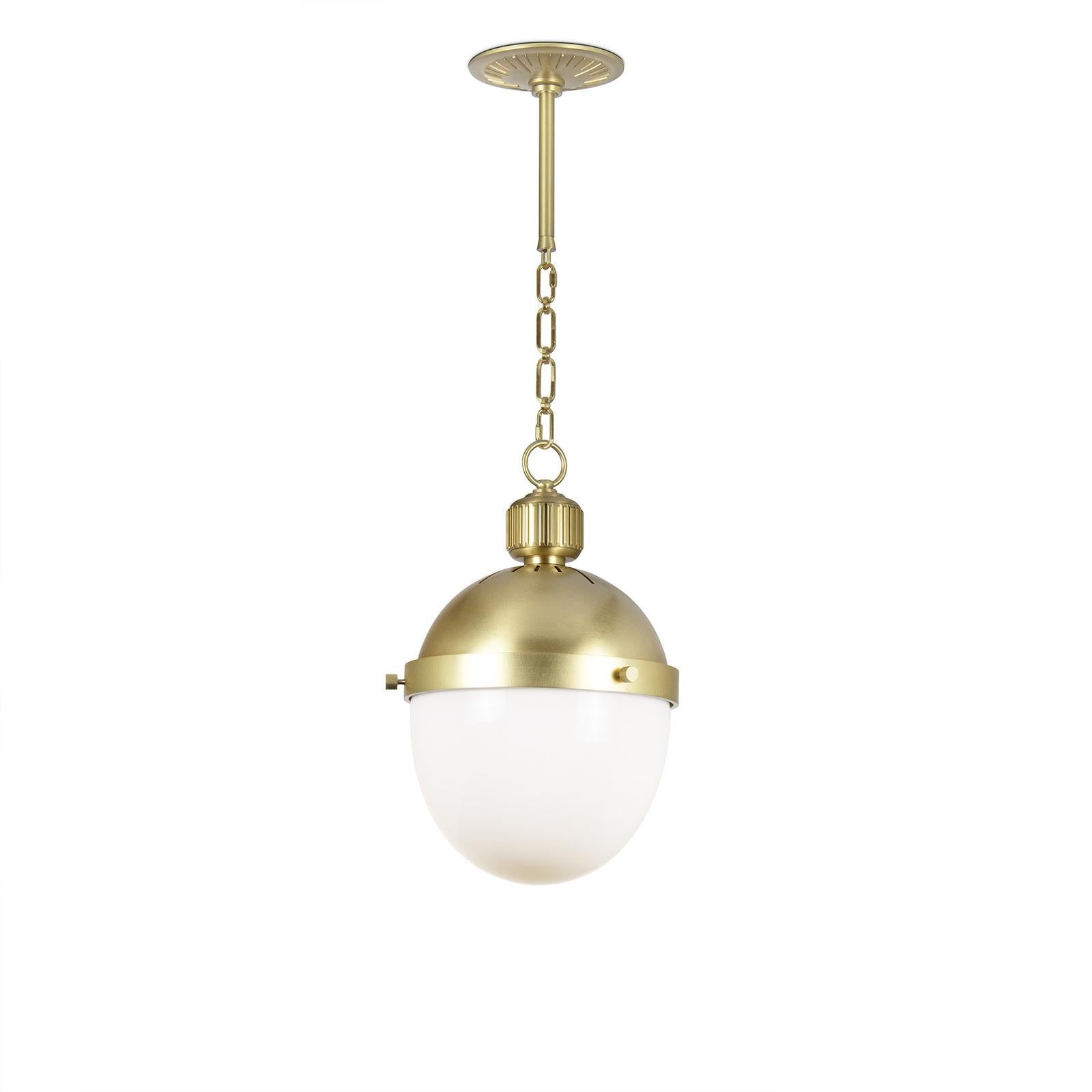 Otis Pendant Small | Natural Brass