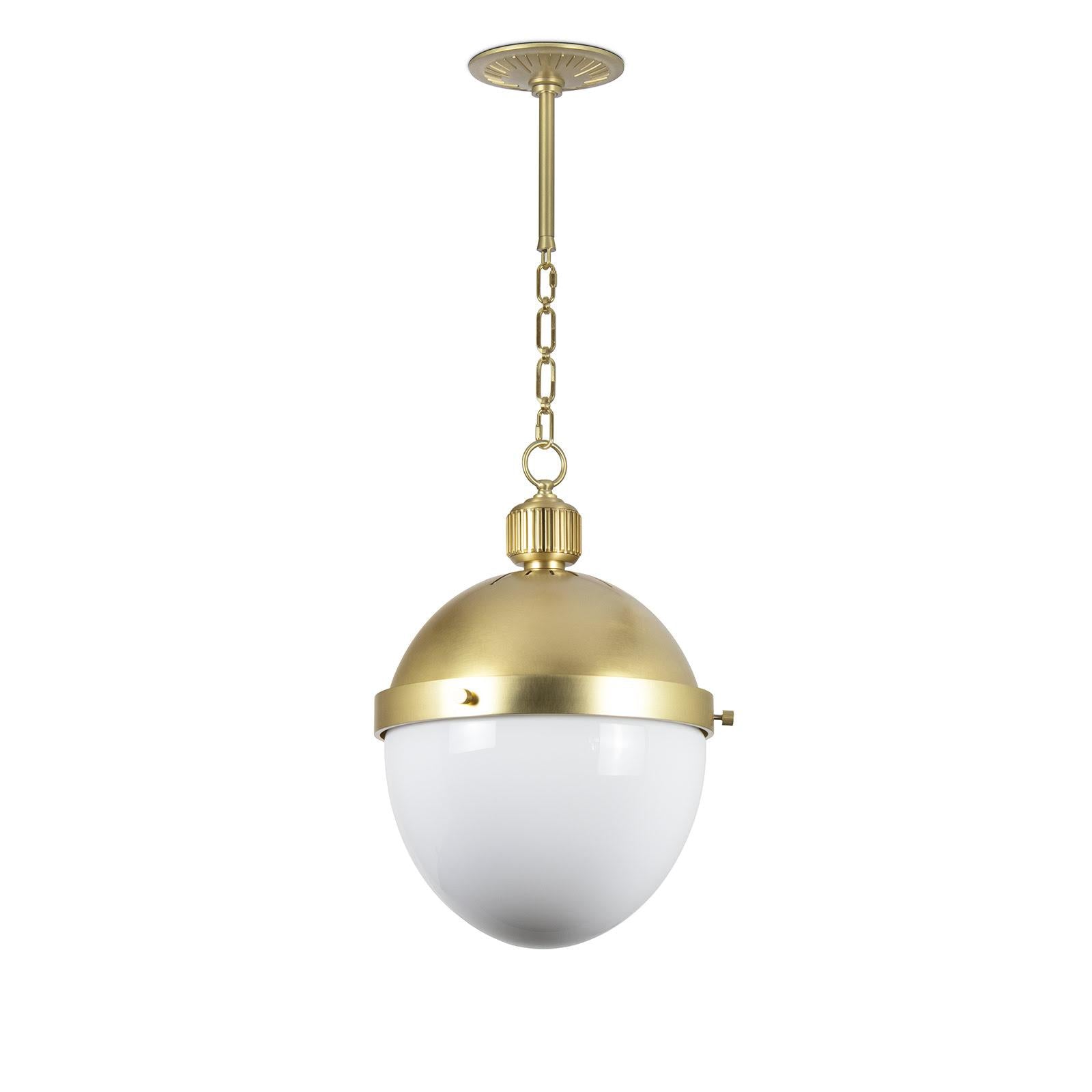 Otis Pendant Medium | Natural Brass