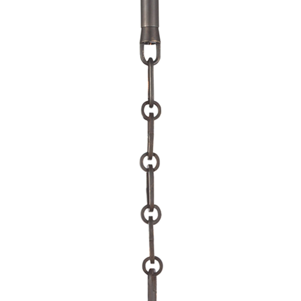 Otis Pendant Medium | Blackened Brass and Natural Brass