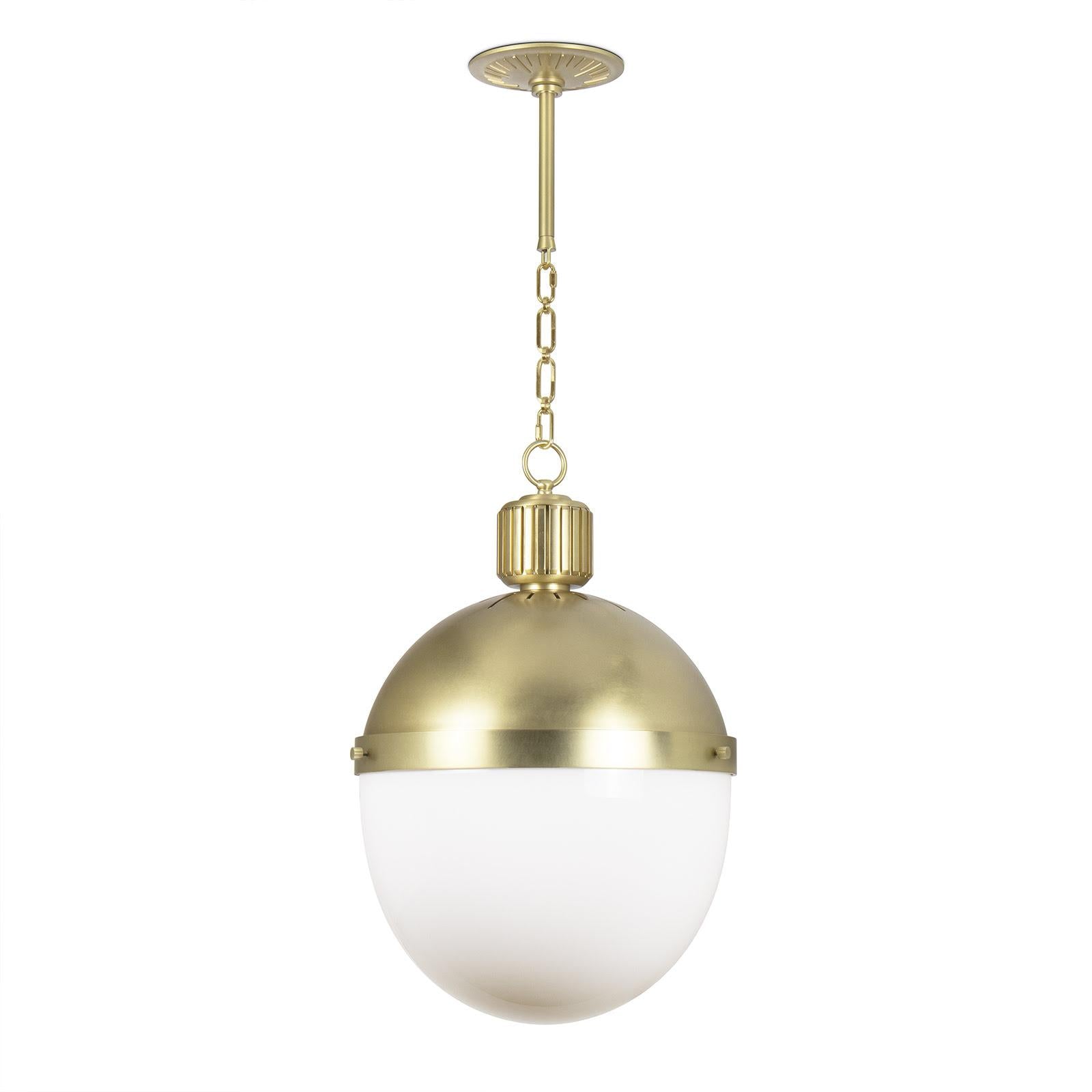 Otis Pendant Large | Natural Brass