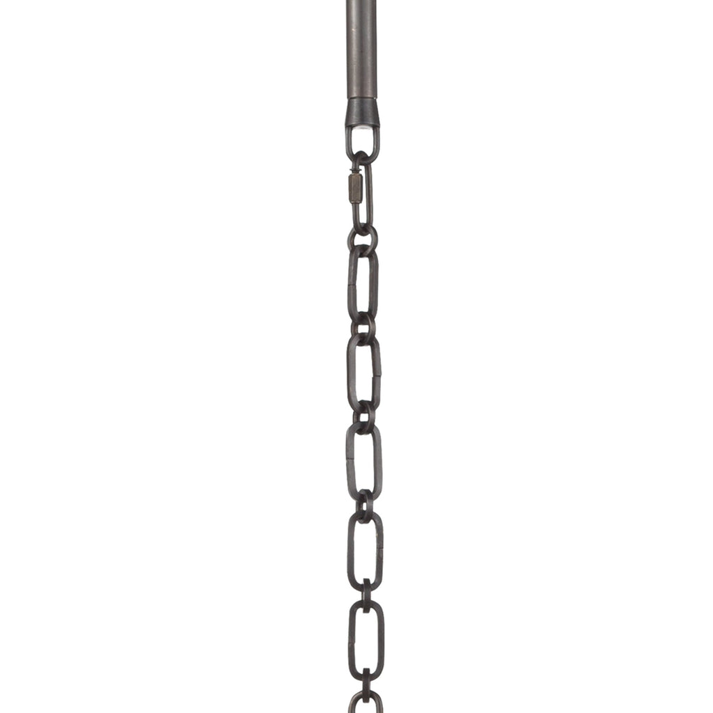 Otis Pendant Large | Blackened Brass and Natural Brass