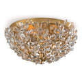 Cheshire Flush Mount | Gold Leaf