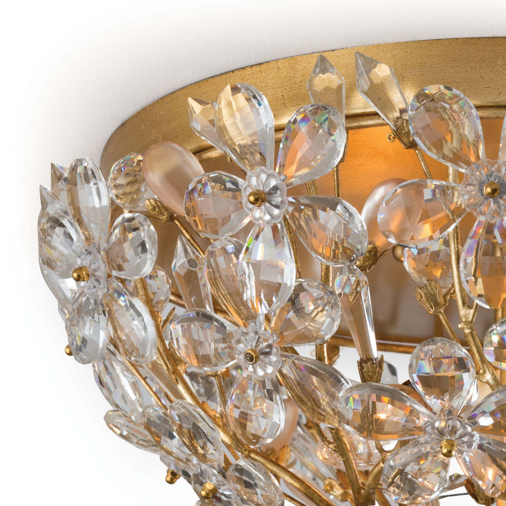 Cheshire Flush Mount | Gold Leaf
