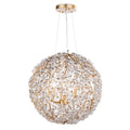 Cheshire Chandelier Small | Gold Leaf