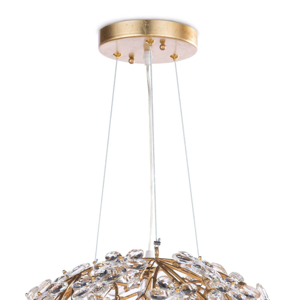 Cheshire Chandelier Small | Gold Leaf