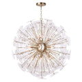 Poppy Glass Chandelier Large | Clear