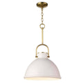 Eloise Ceramic Pendant | White