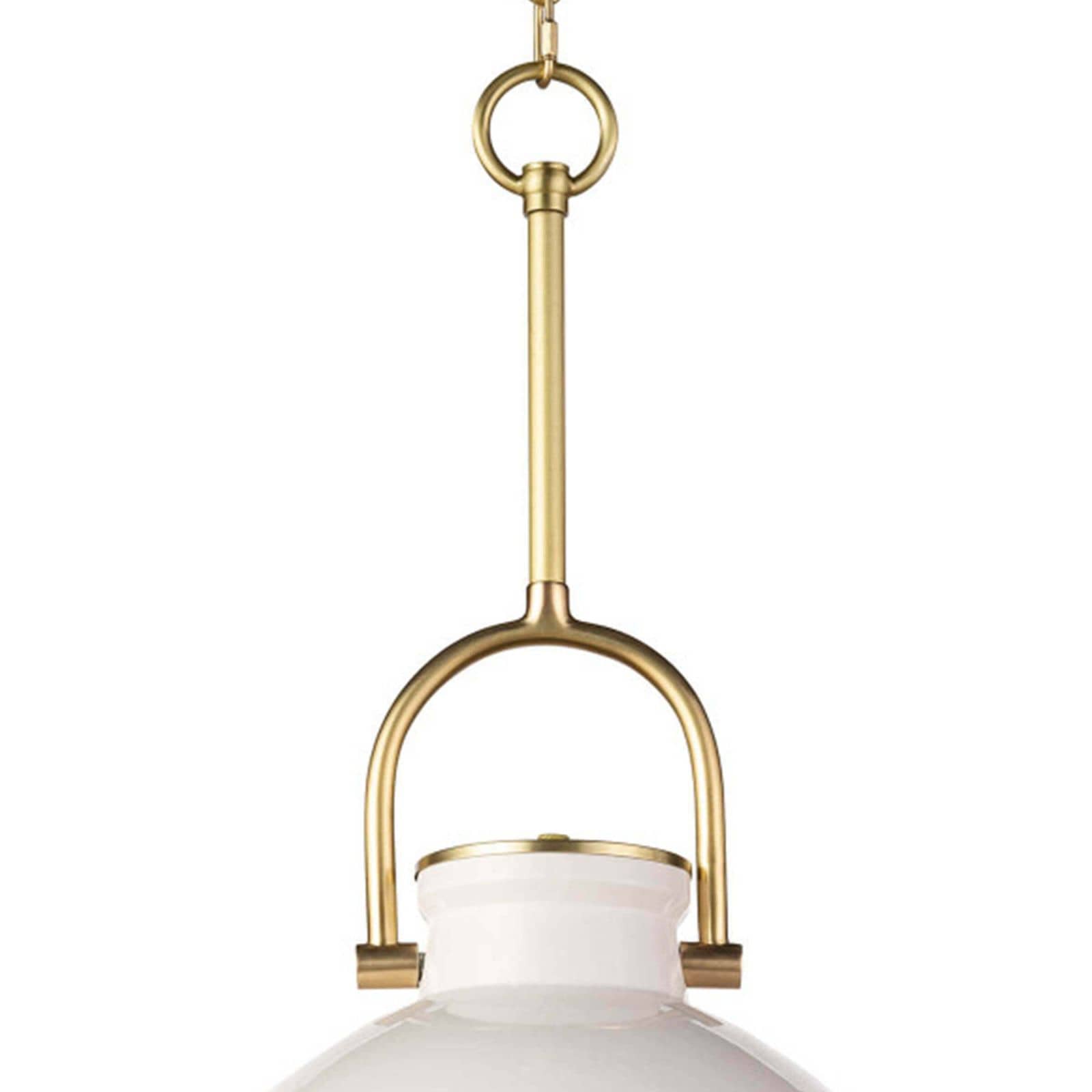 Eloise Ceramic Pendant | White