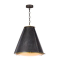 French Maid Chandelier SM | Blackened Brass Natural Brass