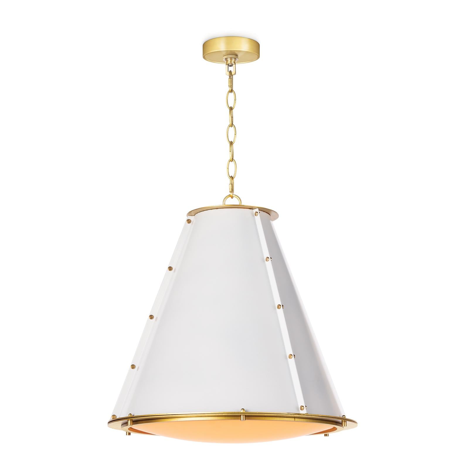 French Maid Chandelier Small | White