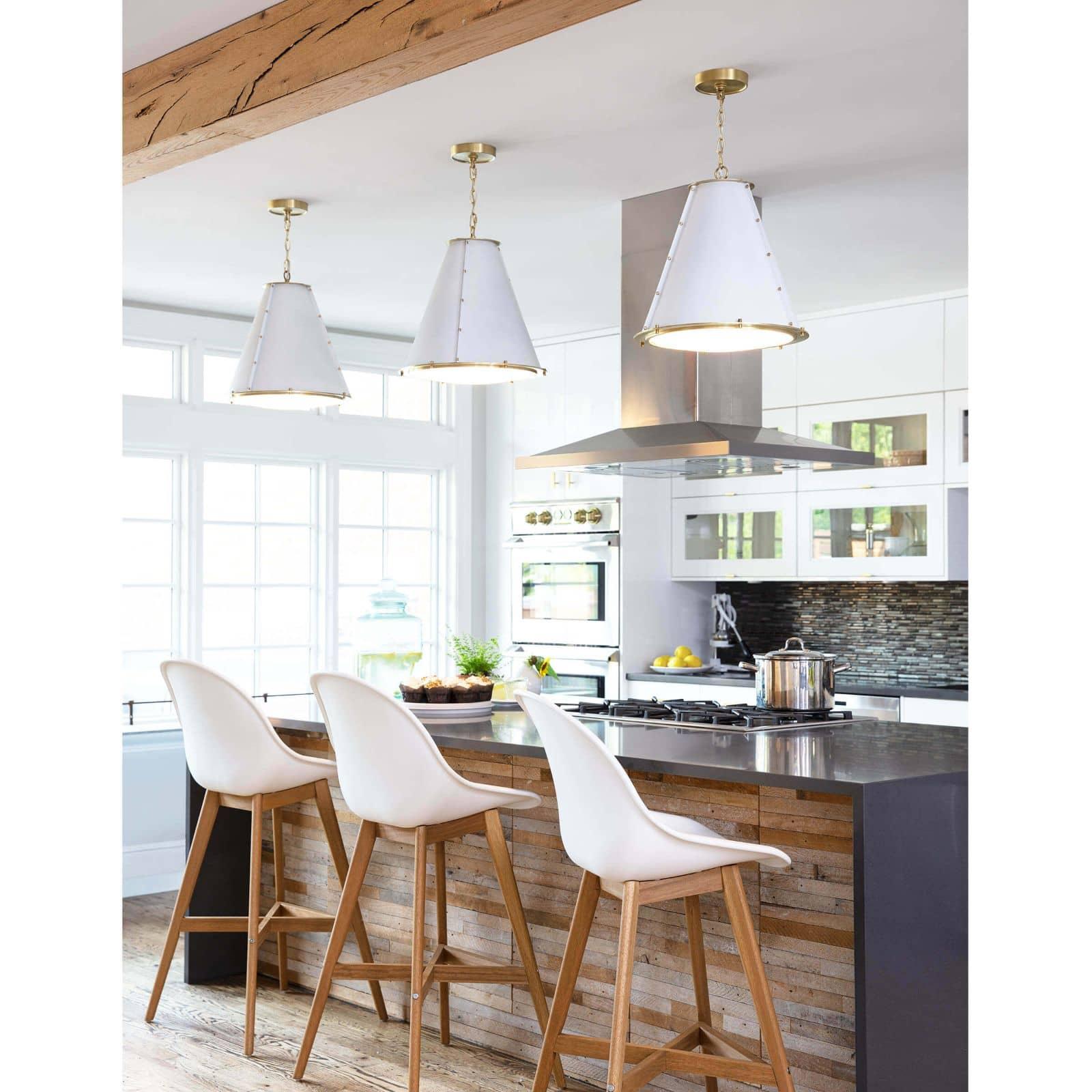 French Maid Chandelier Small | White