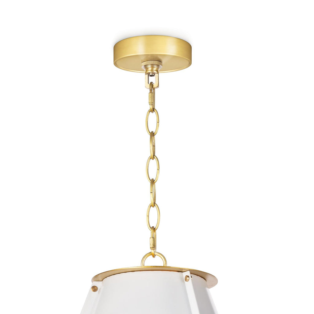 French Maid Chandelier Small | White