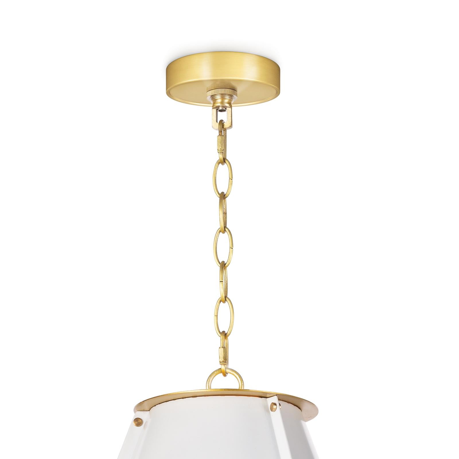 French Maid Chandelier Small | White