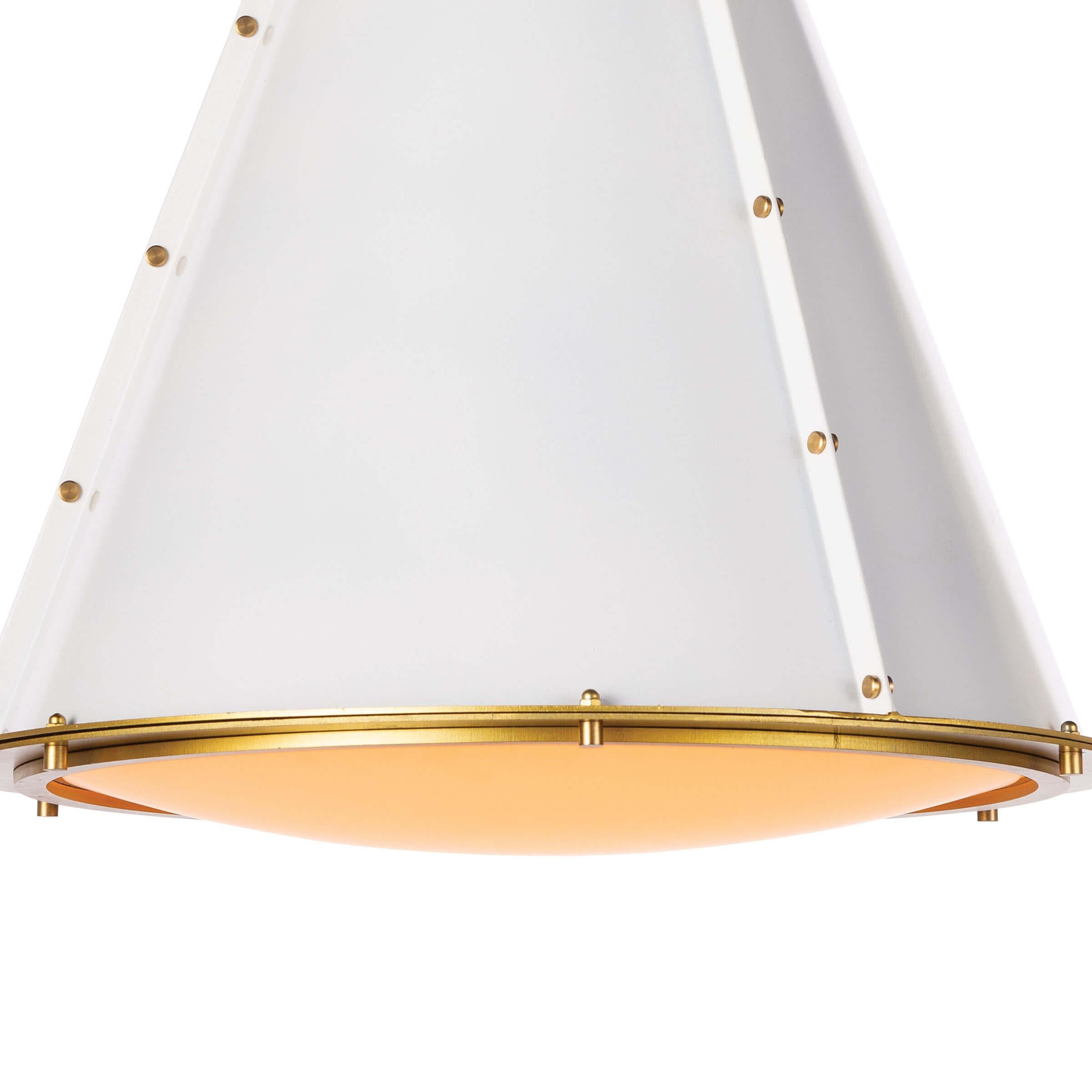 French Maid Chandelier Small | White