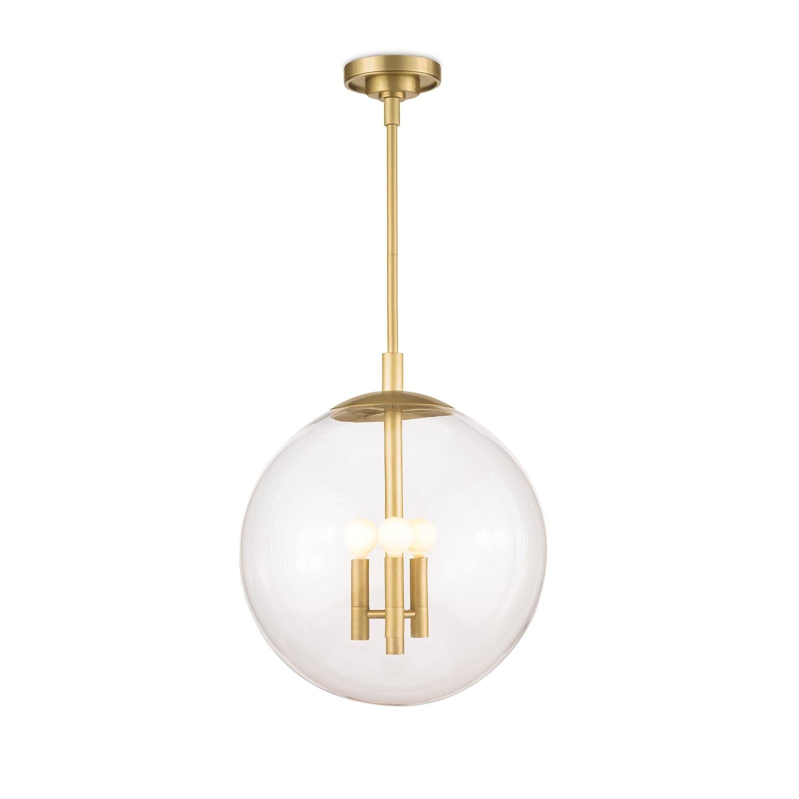 Cafe Pendant Small | Natural Brass