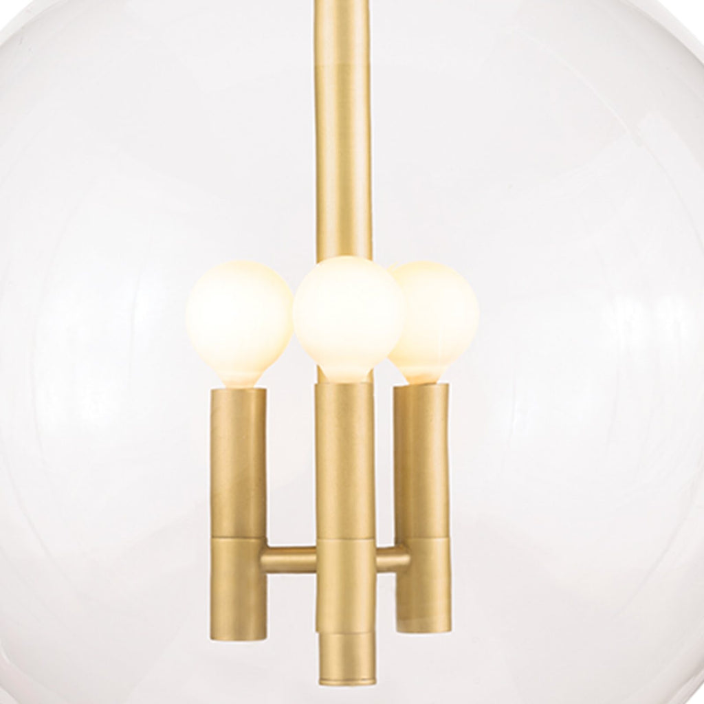 Cafe Pendant Small | Natural Brass