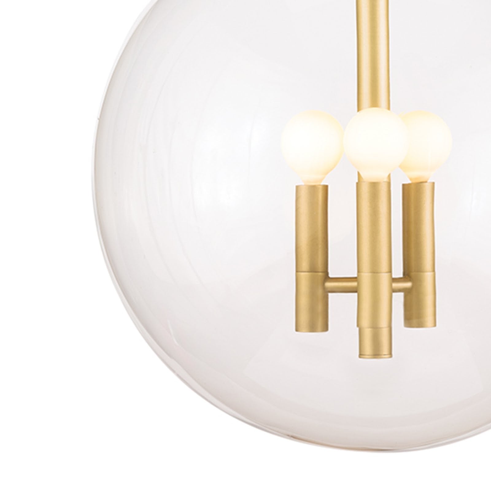 Cafe Pendant Small | Natural Brass