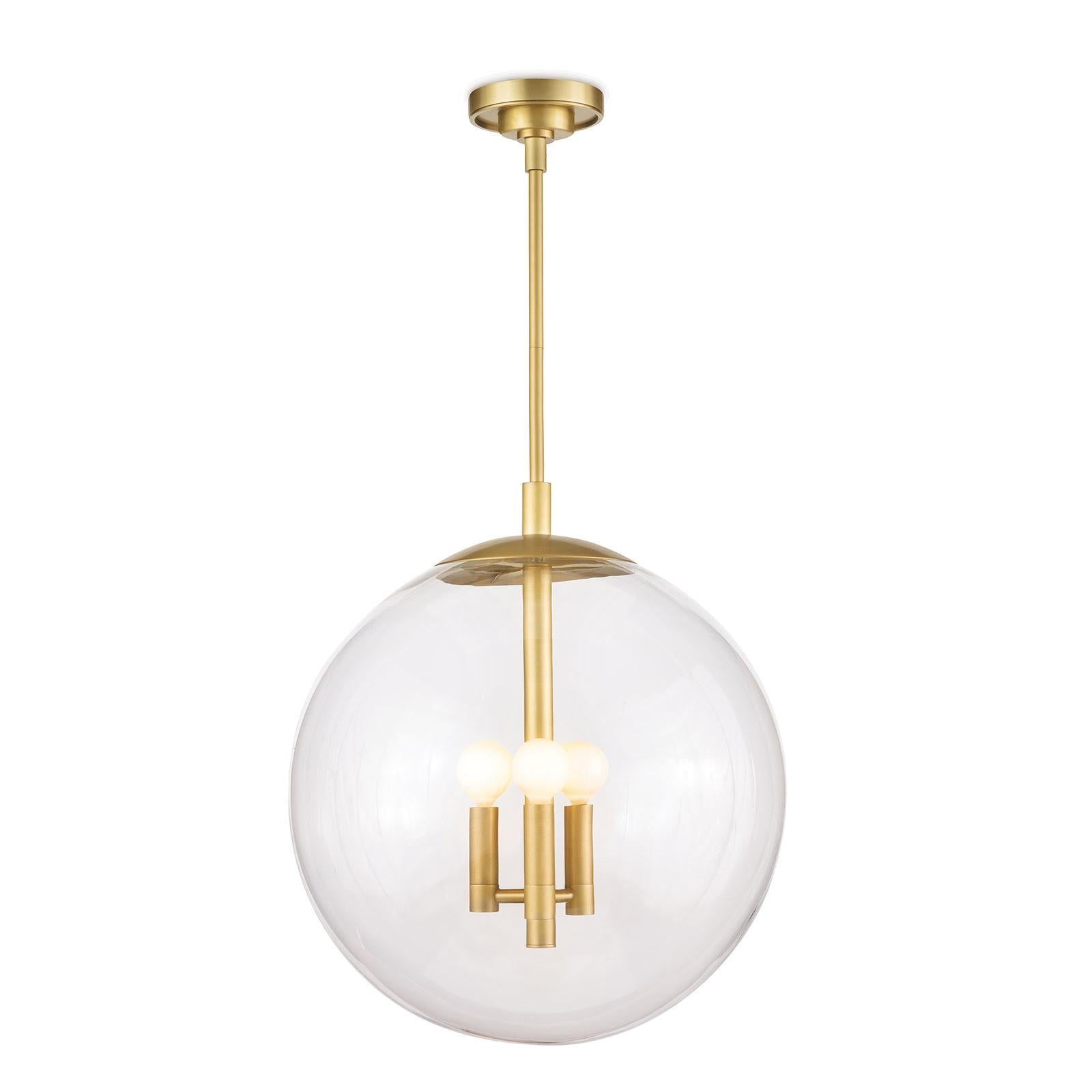 Cafe Pendant Medium | Natural Brass