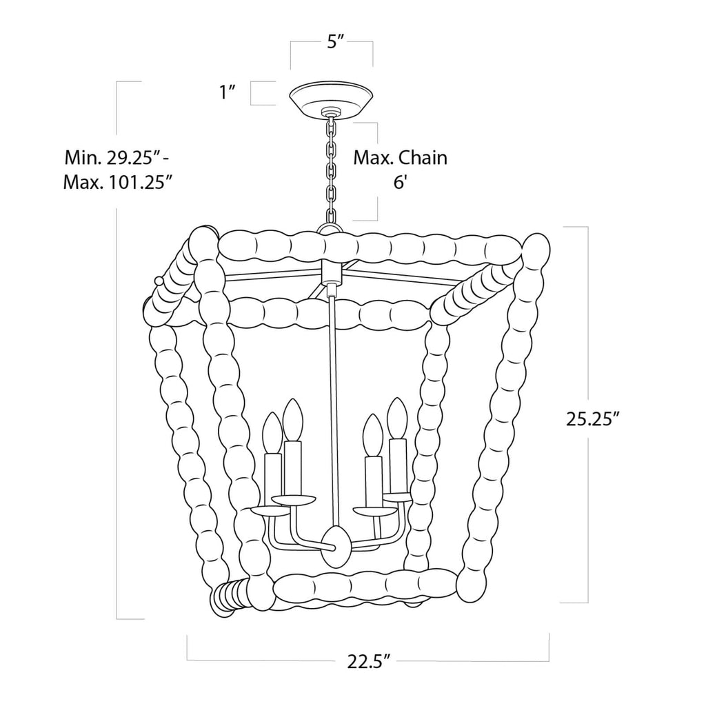 Perennial Lantern | White