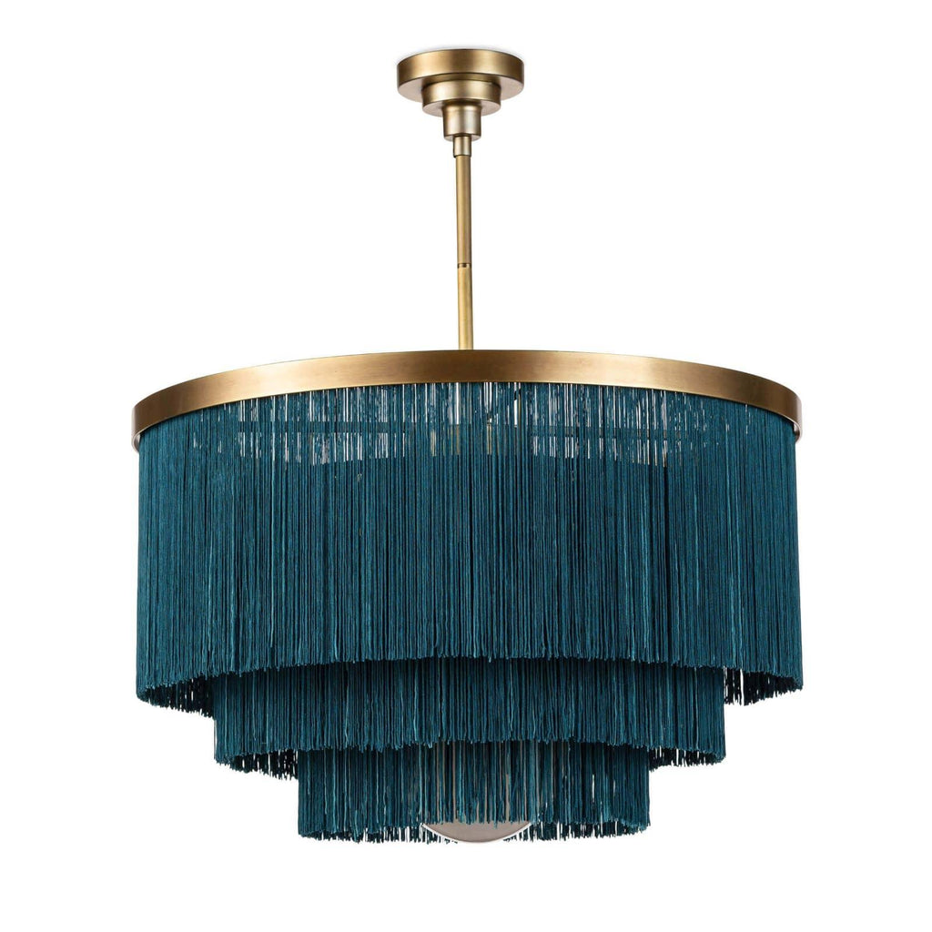 Cabaret Fringe Chandelier | Peacock