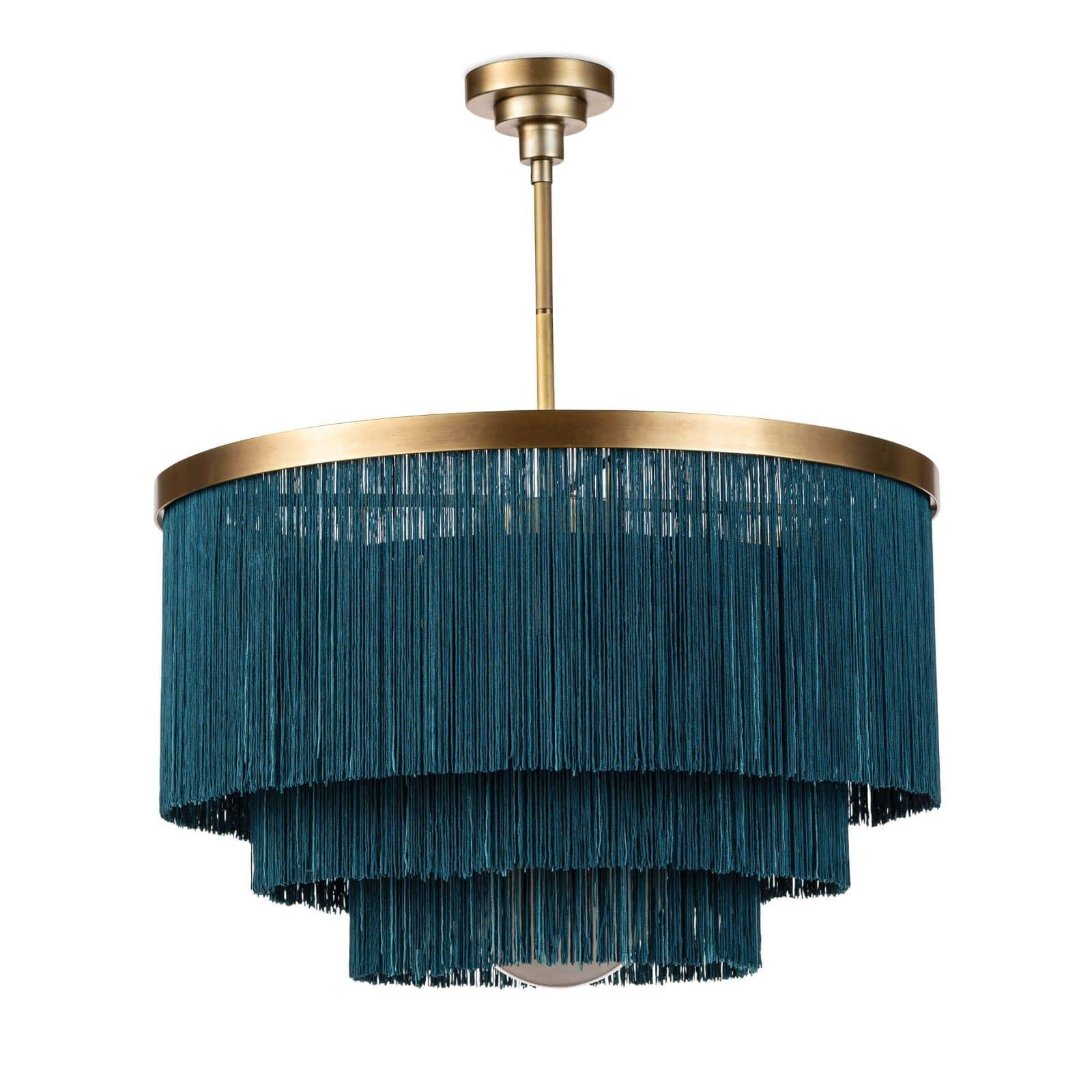 Cabaret Fringe Chandelier | Peacock
