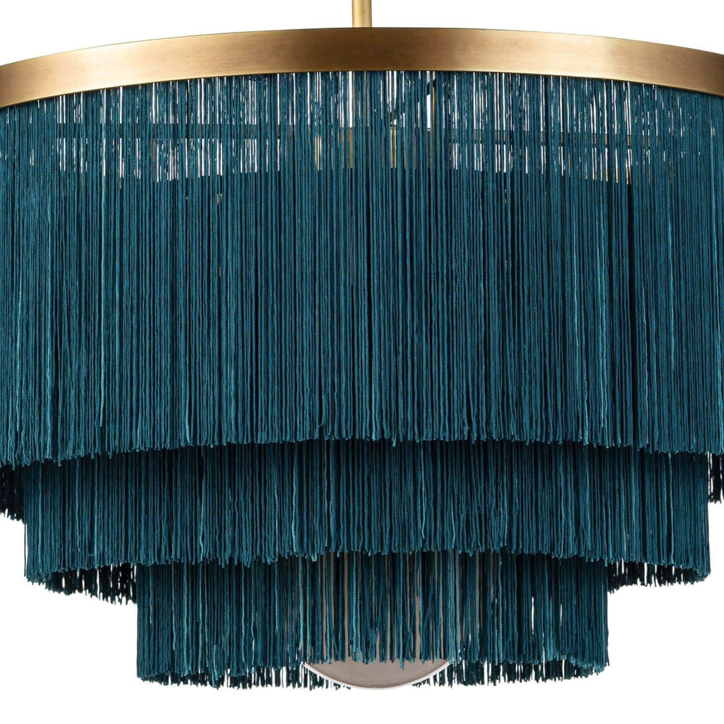 Cabaret Fringe Chandelier | Peacock
