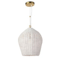 Georgian Pendant | White