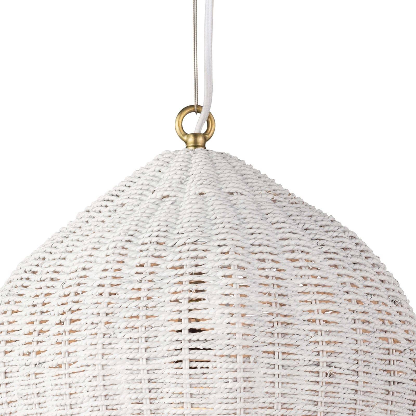 Georgian Pendant | White