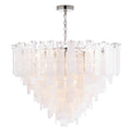 Glacier Chandelier Large | Polished Nickel