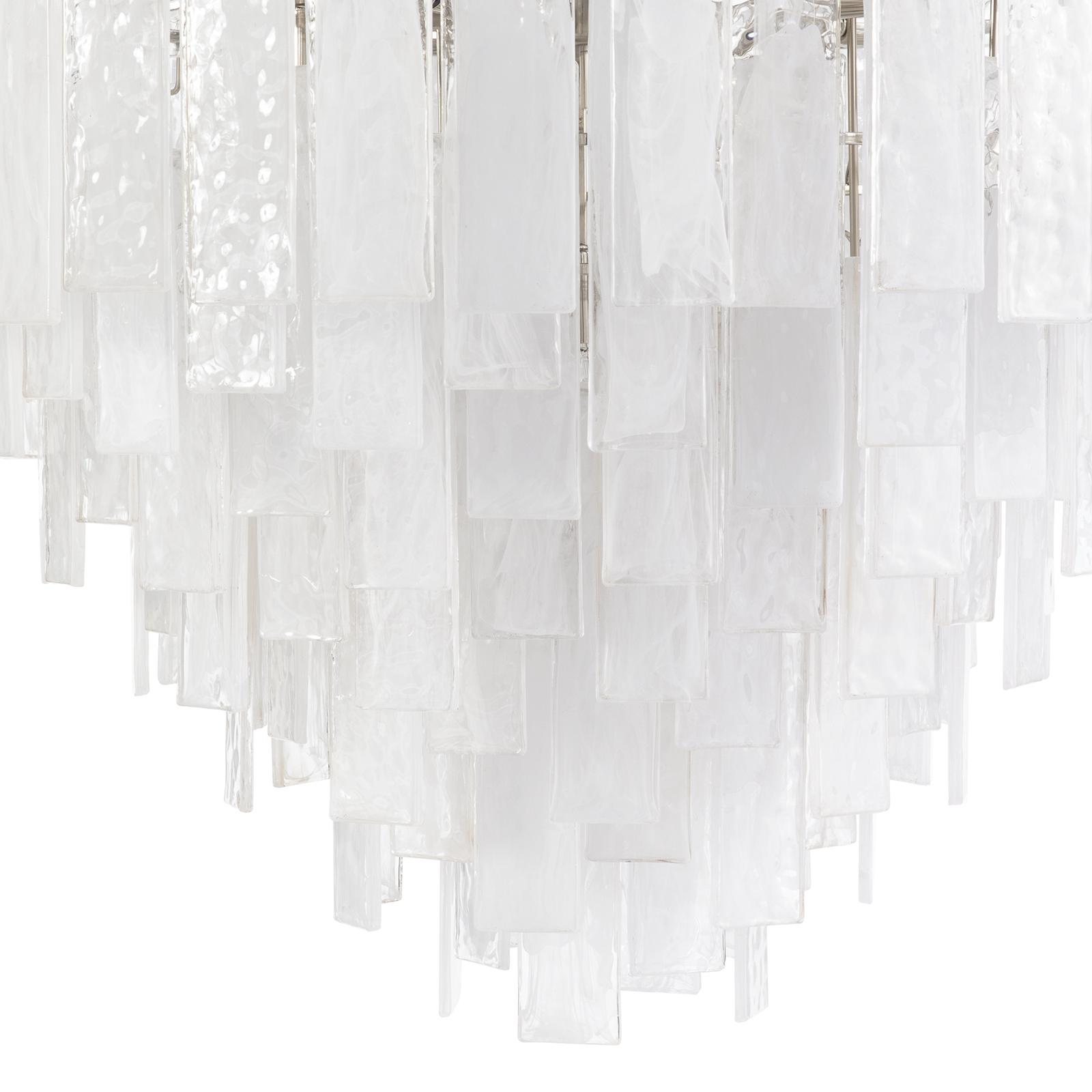 Glacier Chandelier Large | Polished Nickel