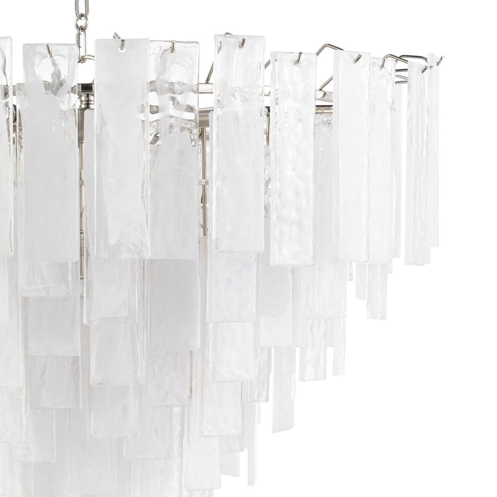 Glacier Chandelier Large | Polished Nickel