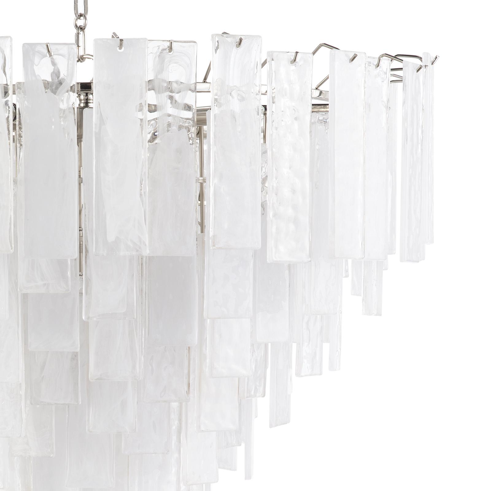 Glacier Chandelier Large | Polished Nickel