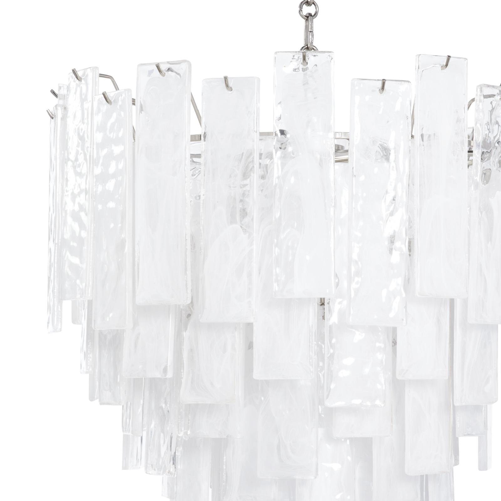 Glacier Chandelier Small | Polished Nickel