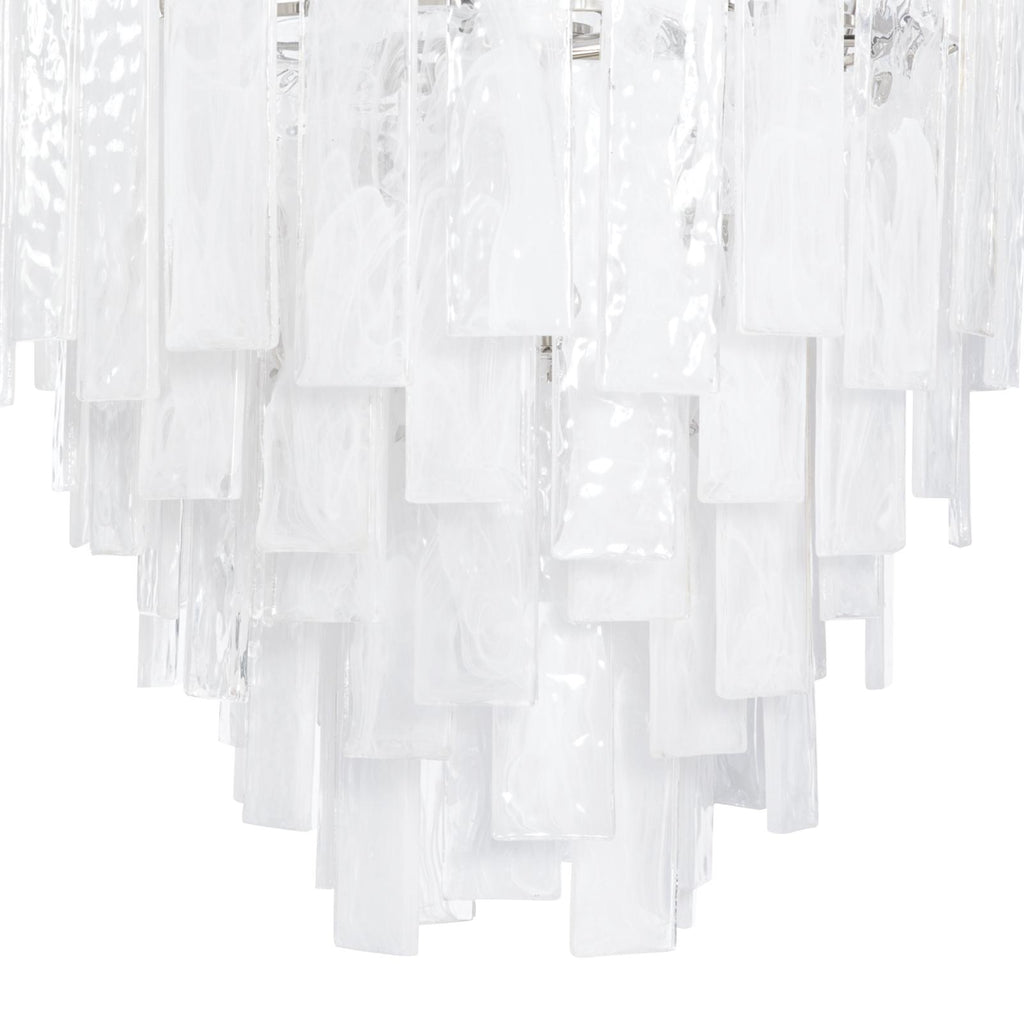 Glacier Chandelier Small | Polished Nickel