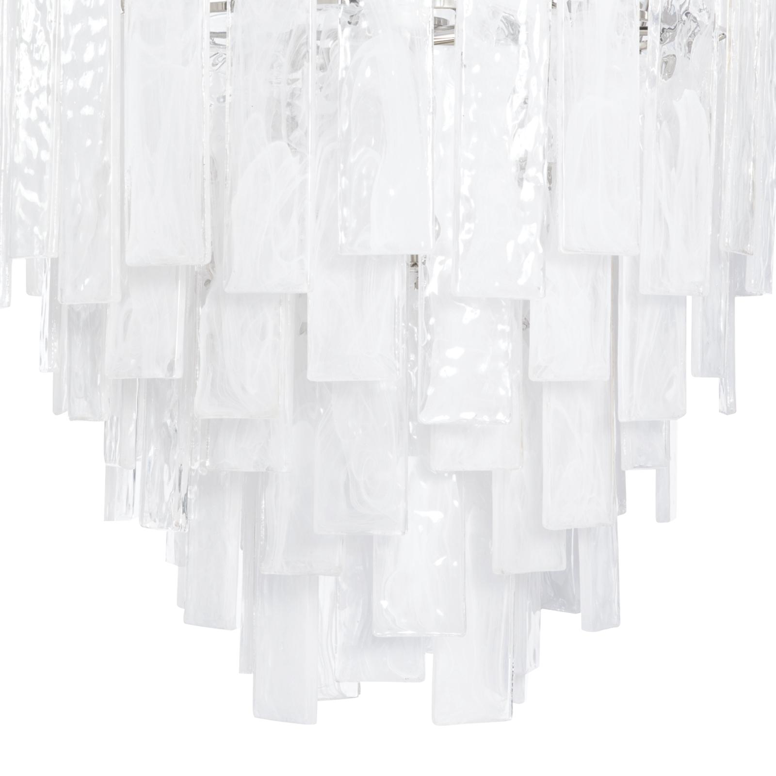 Glacier Chandelier Small | Polished Nickel