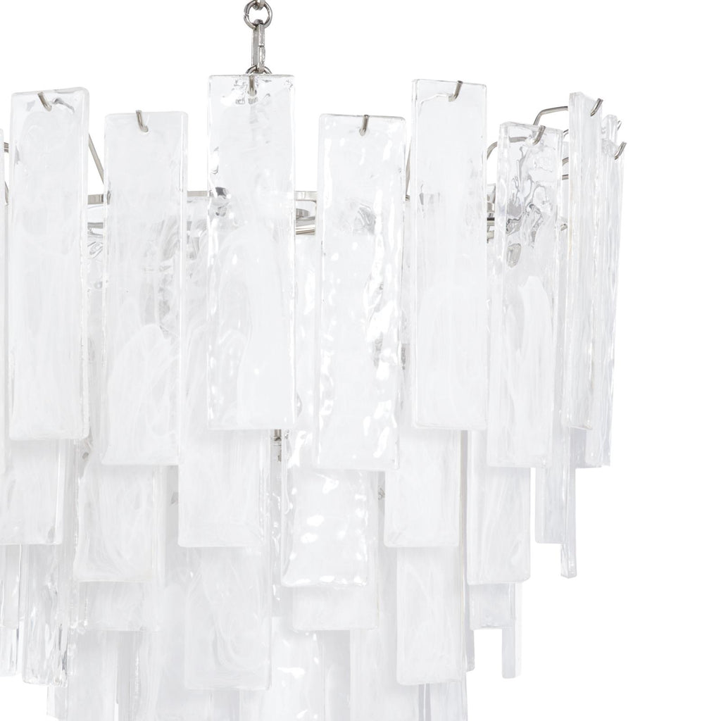 Glacier Chandelier Small | Polished Nickel