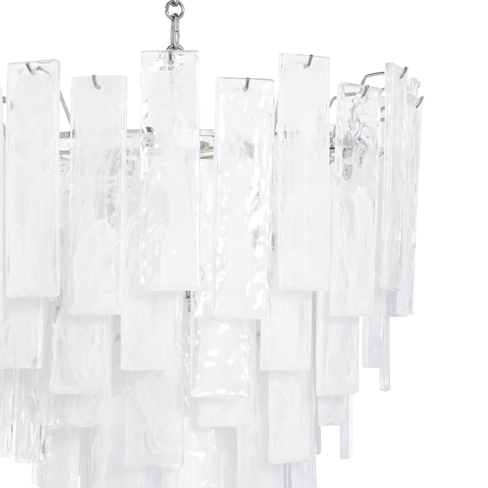 Glacier Chandelier Small | Polished Nickel