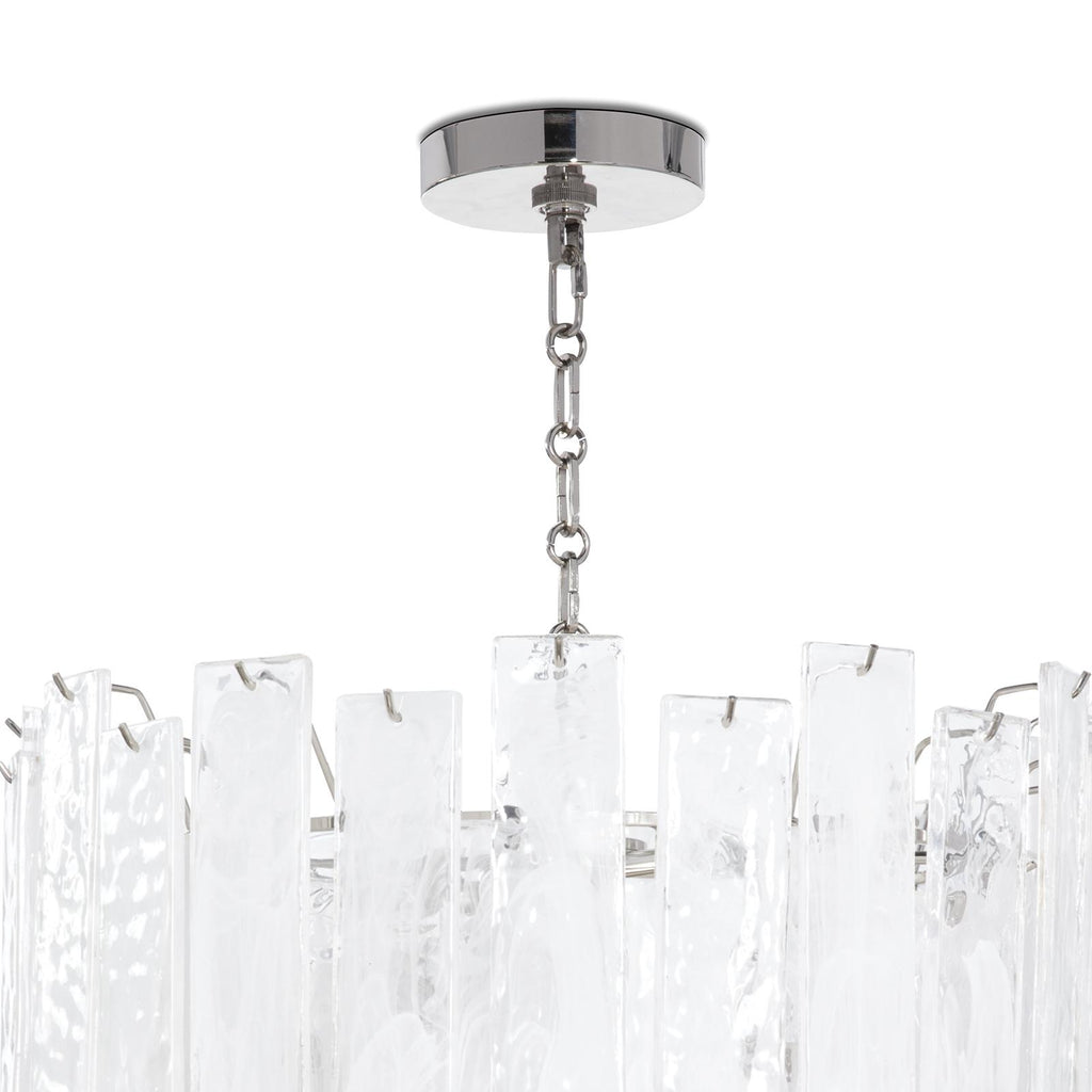 Glacier Chandelier Small | Polished Nickel