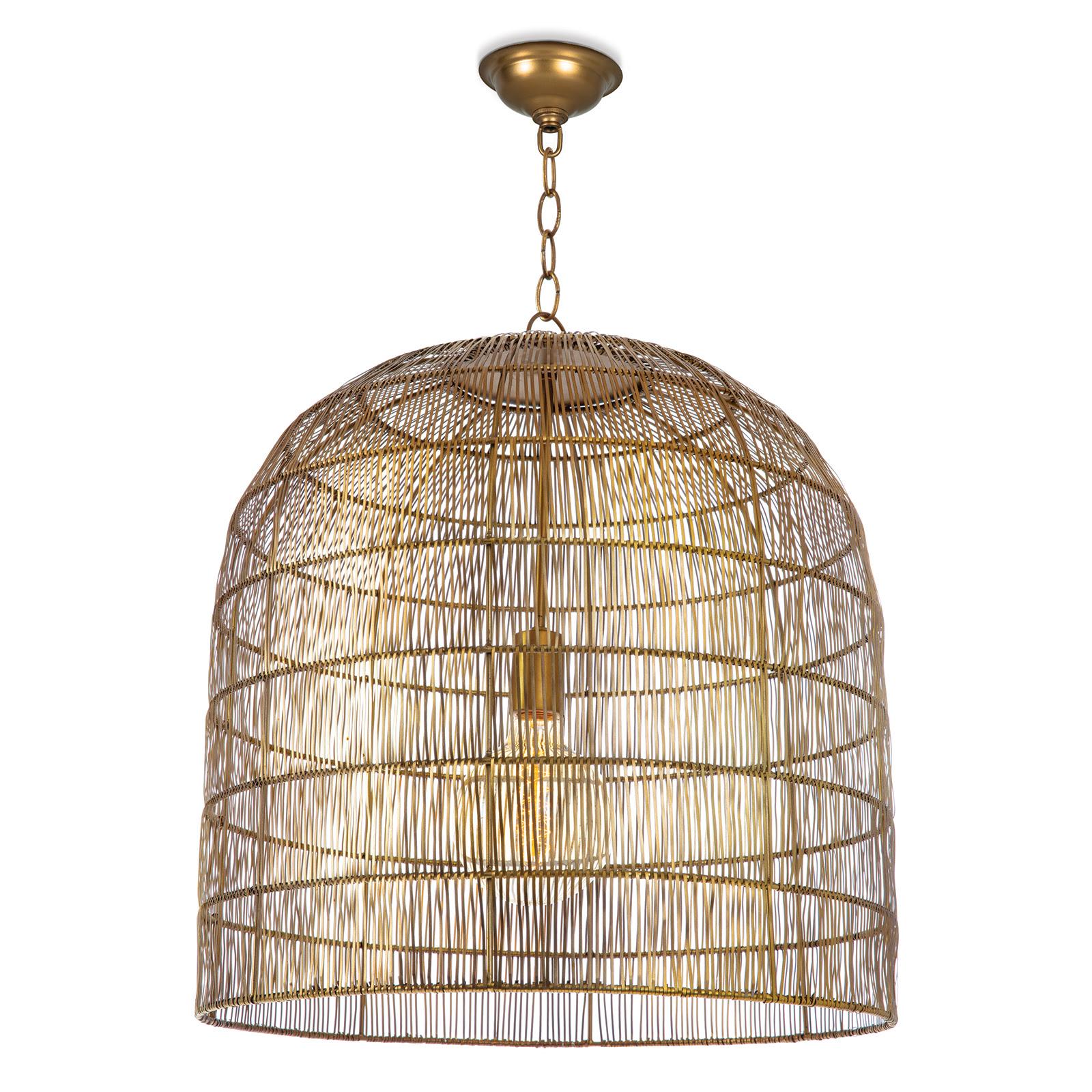 Fresco Metal Pendant | Brass