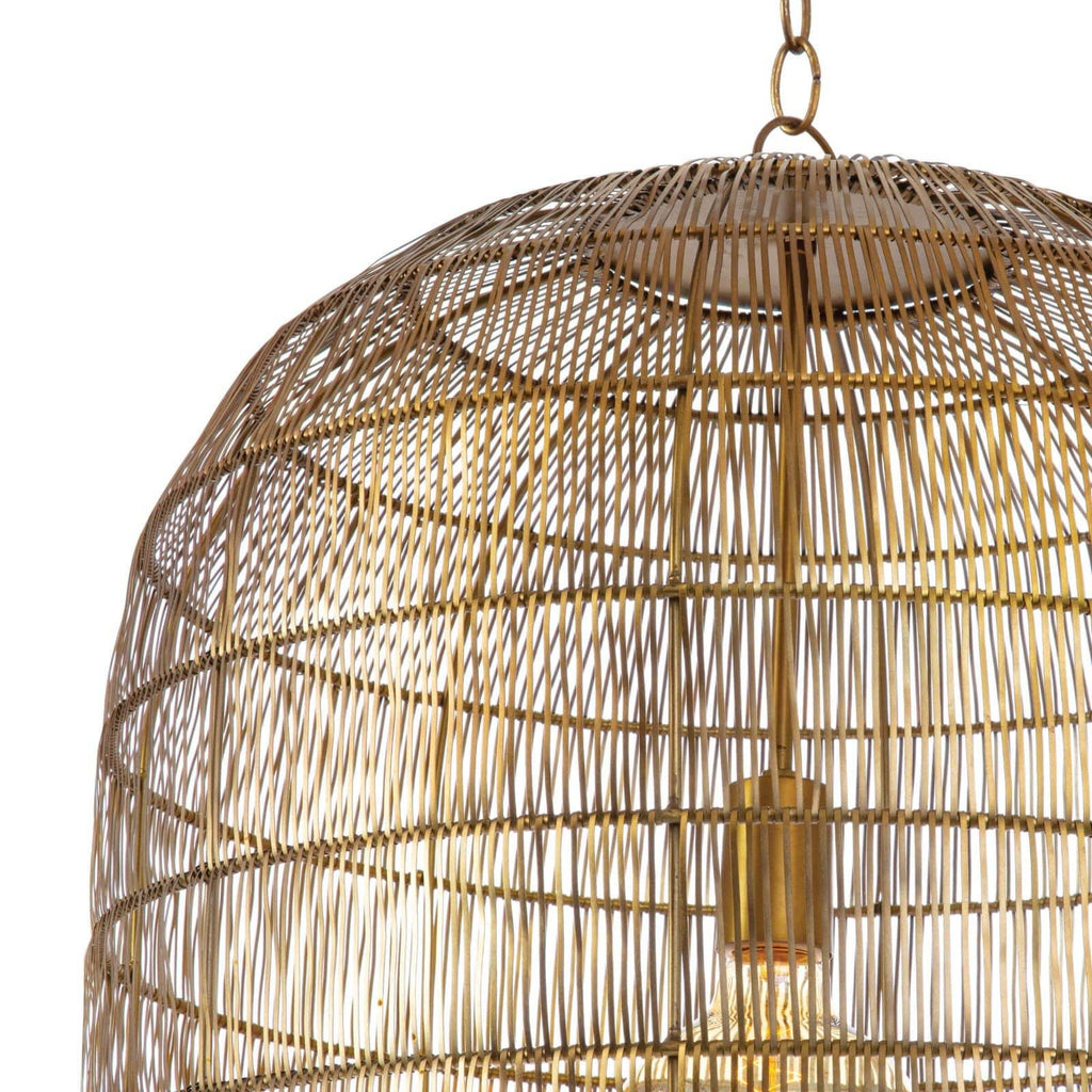 Fresco Metal Pendant | Brass