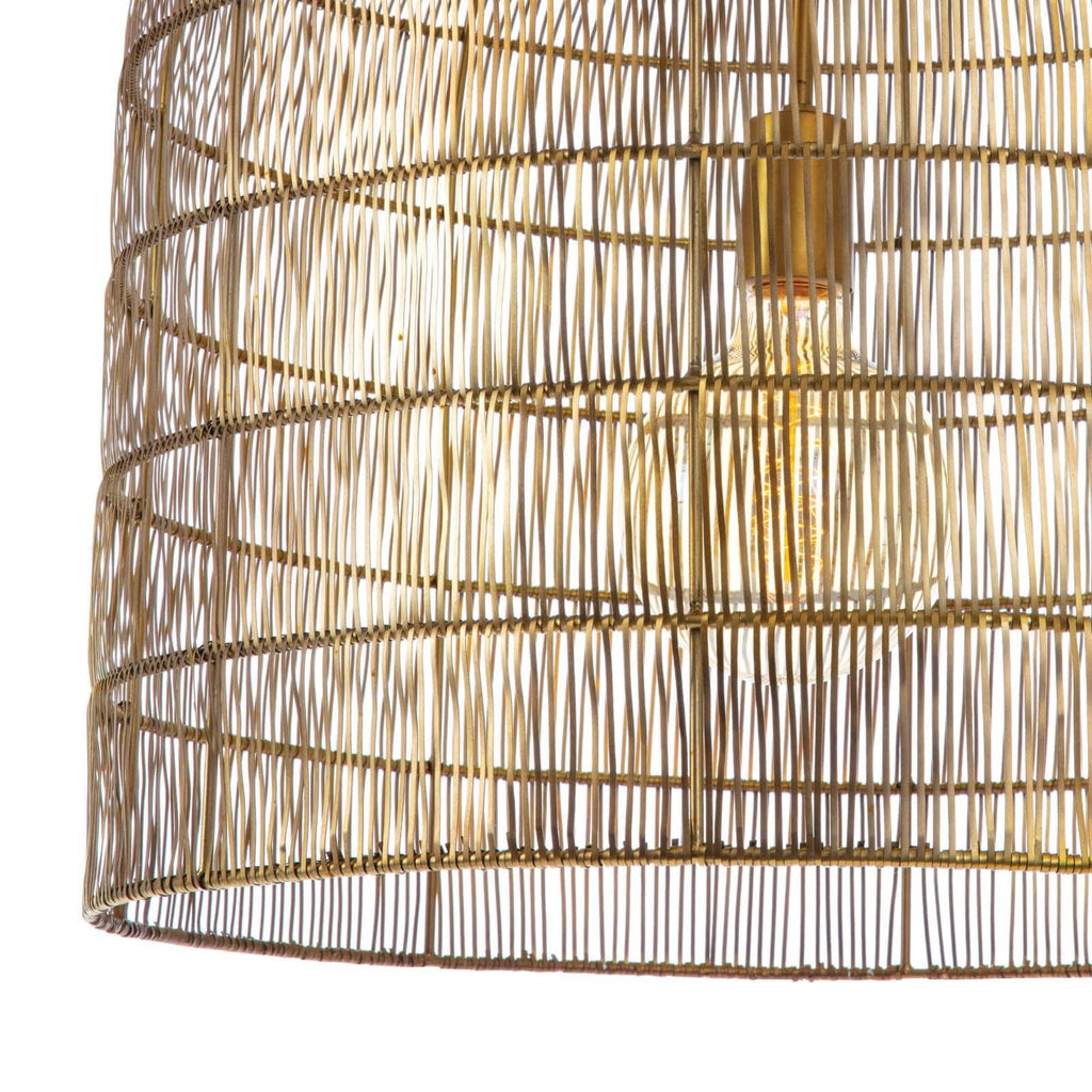 Fresco Metal Pendant | Brass