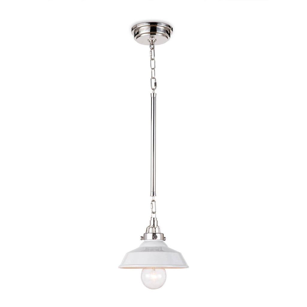Maine Ceramic Pendant Small | White