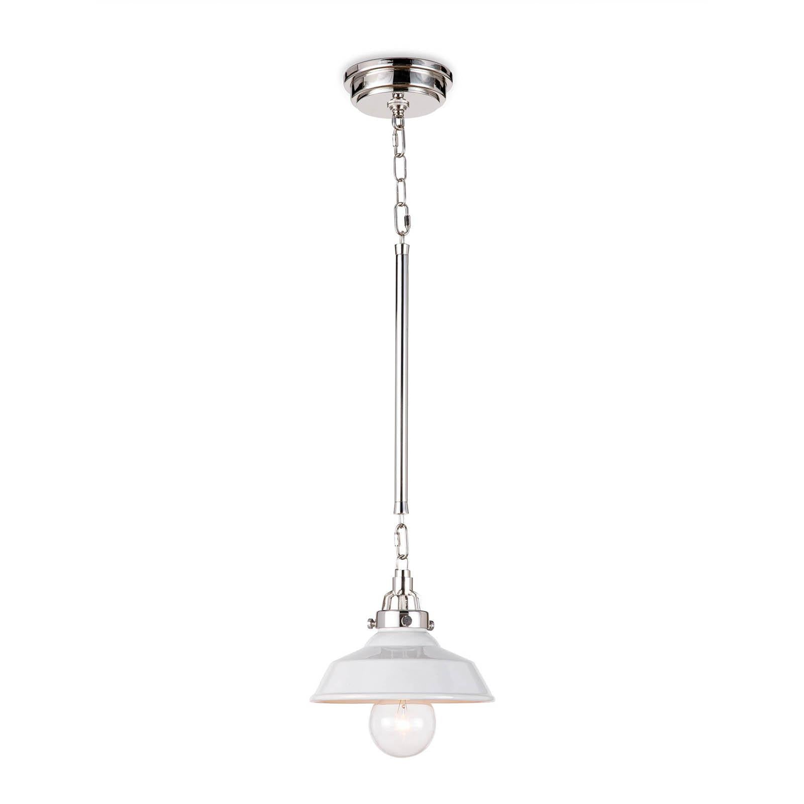 Maine Ceramic Pendant Small | White