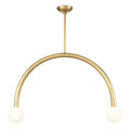 Happy Pendant Large | Natural Brass