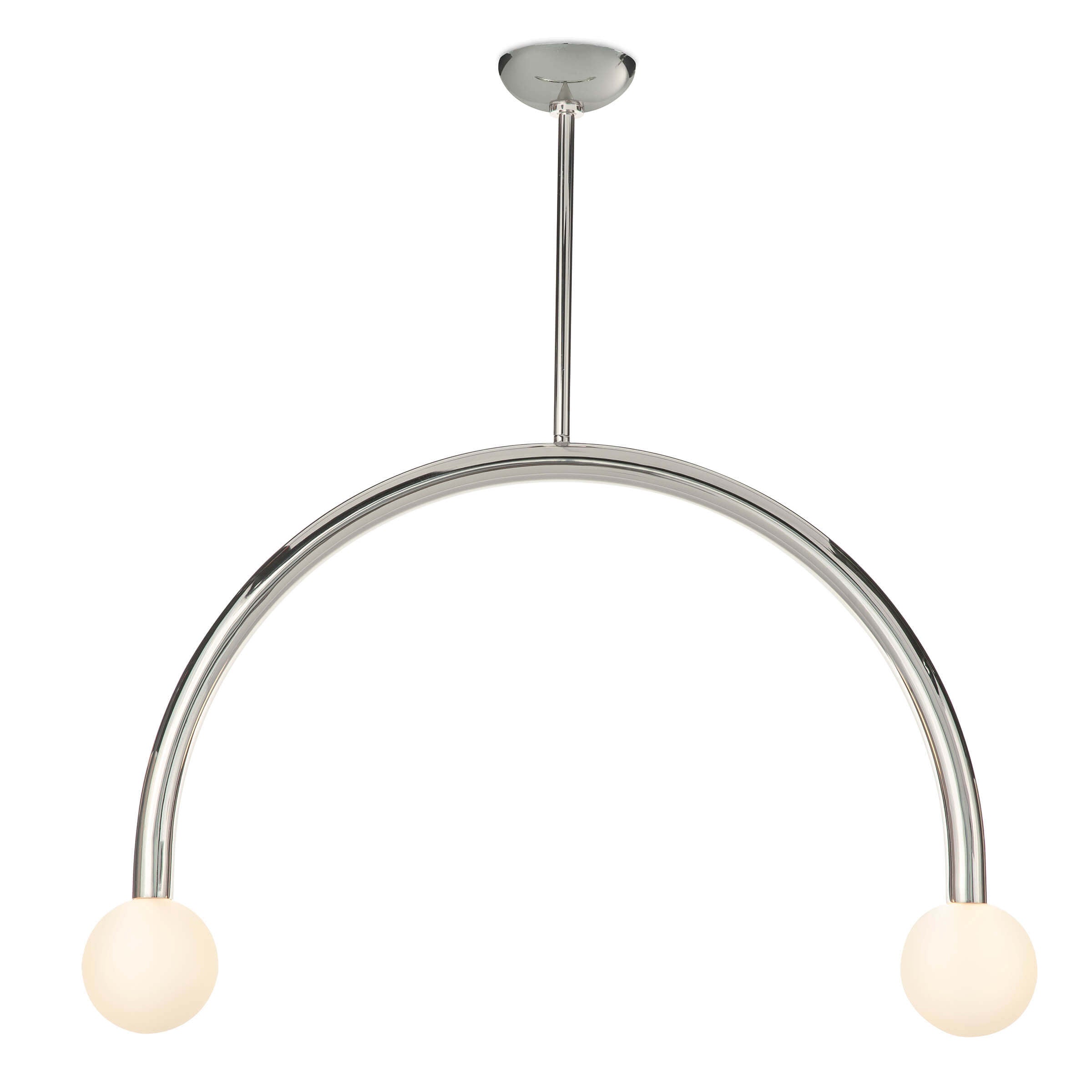 Happy Pendant Large | Polished Nickel