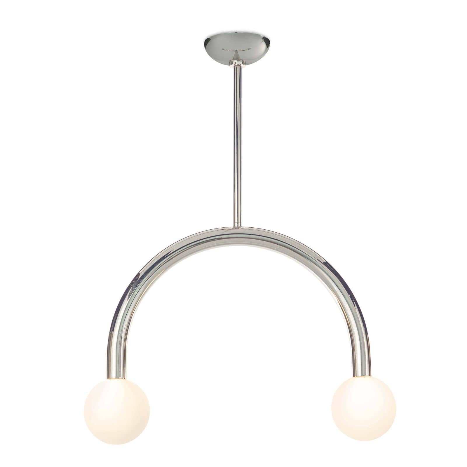 Happy Pendant Small | Polished Nickel