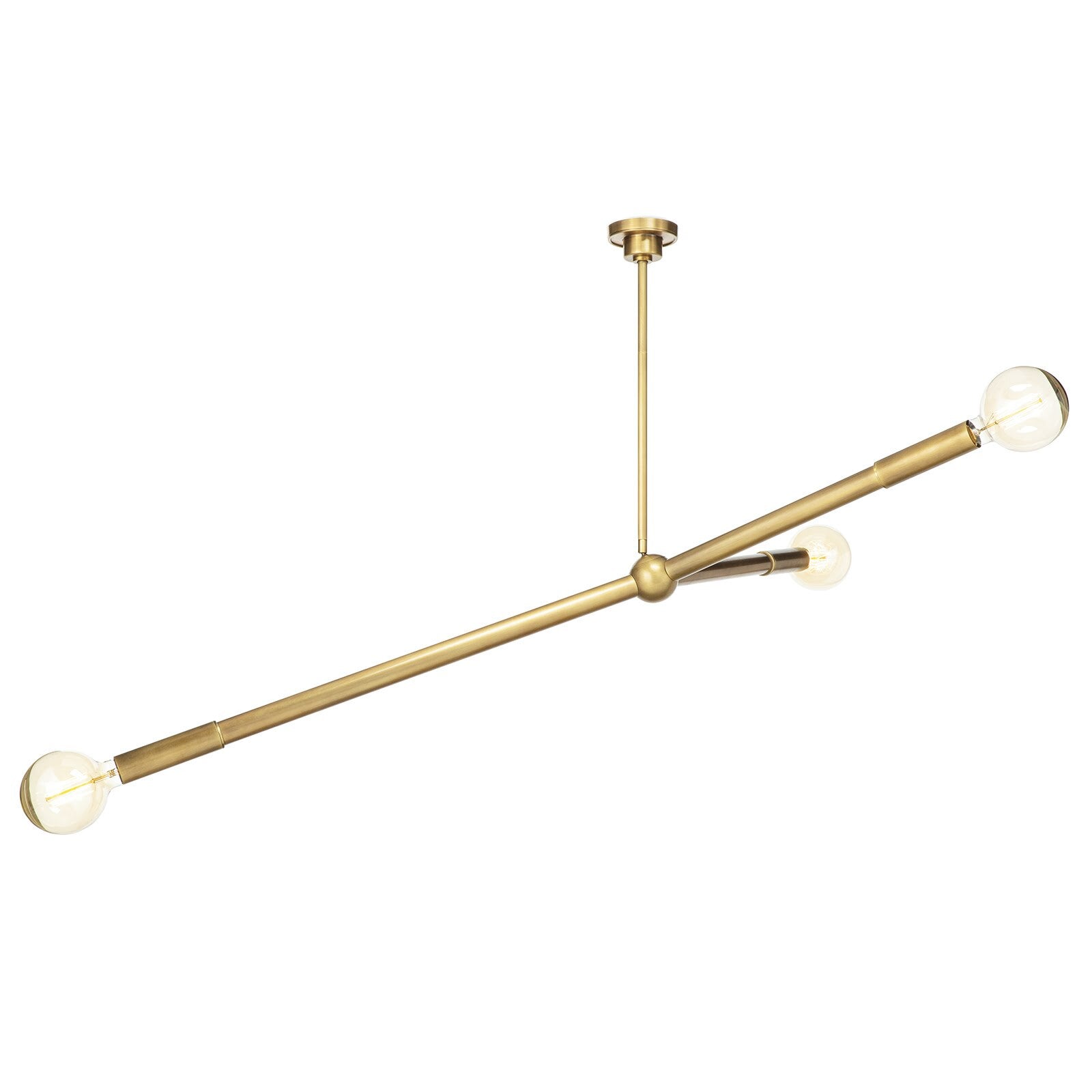 Talon Chandelier | Natural Brass