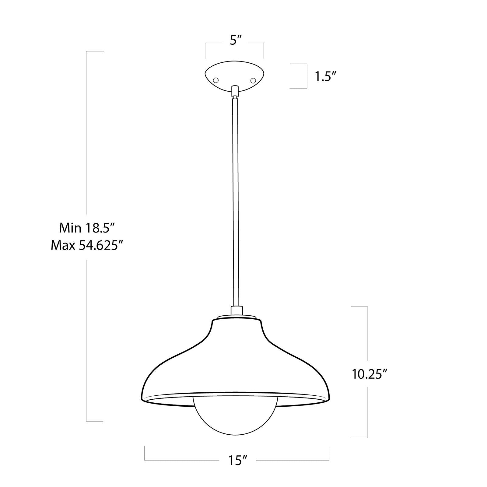 Surfside Wood Pendant | Ebony