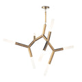 Traveler Chandelier | Natural Brass