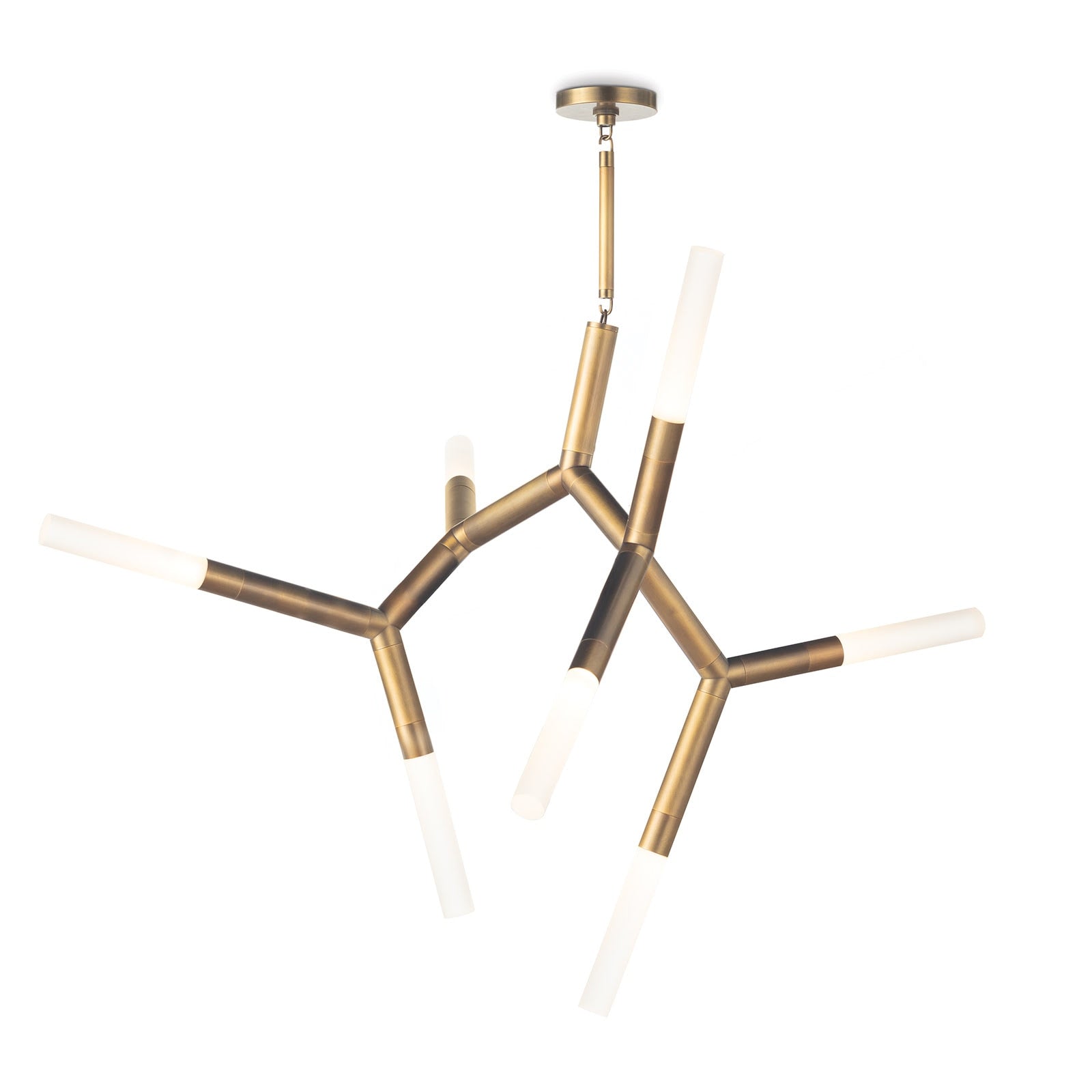 Traveler Chandelier | Natural Brass